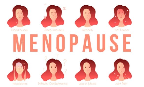  sintomi della menopausa